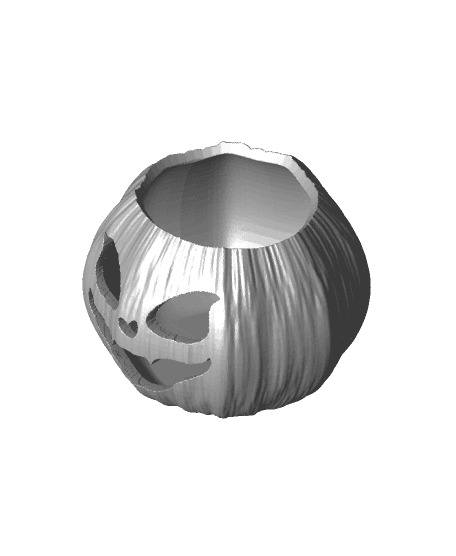 Three Dual Colour Pumpkins (Pumpkin 3) 3d model