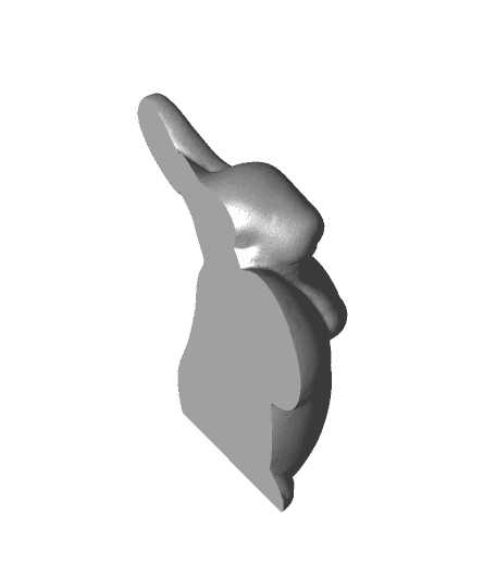 Easter Bunny door decoration 3d model