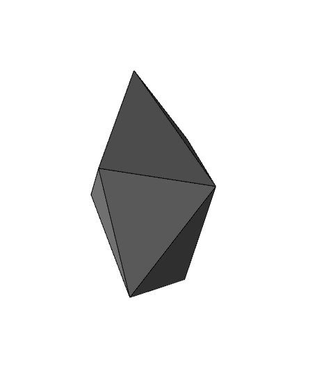 Icosahedron Blank D20 Collection 3d model