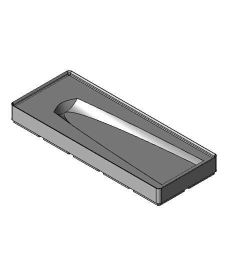 Gridfinity weld-on 16 5oz. glue holder 3d model