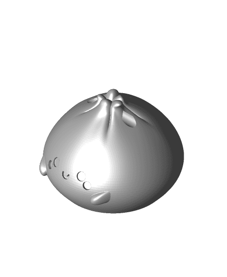 5 Kawaii Dumplings - Christmas Tree Ornaments 3d model