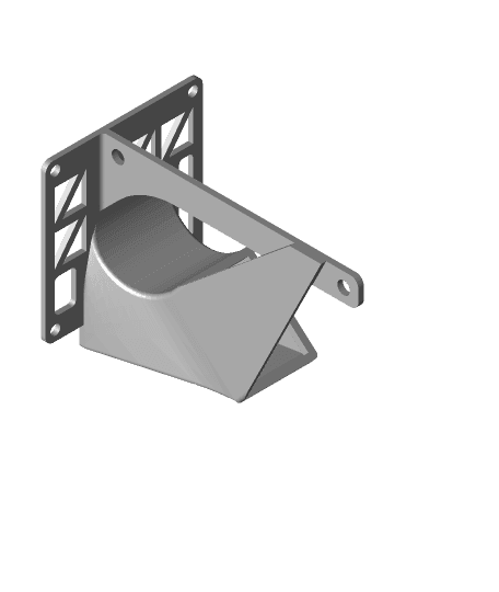 Creality E-Fit 5015 Cooling Fan Adapter 3d model