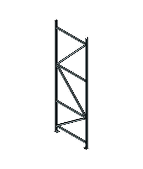 Pallet Rack Tower 48 In. x 144 In. 3d model