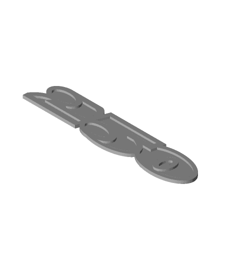 Moto Morini 250 2c side panel badge 3d model