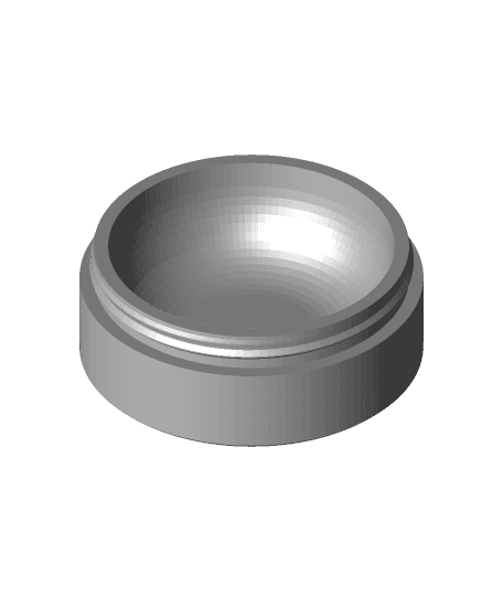 Portable threaded Ashtray 3d model