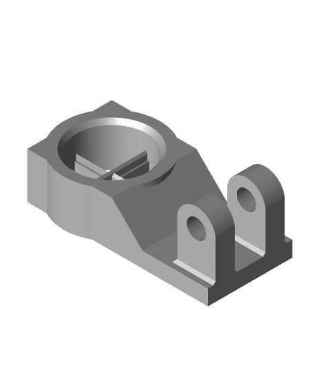 Simple Pill / Tablet / Lozenger Cutter / Cracker 3d model