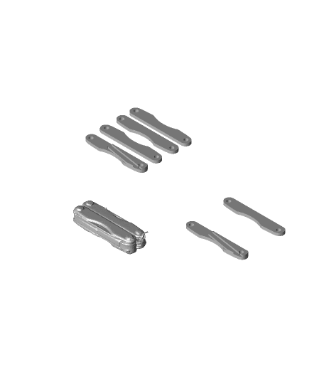 Leatherman squirt scales 3d model