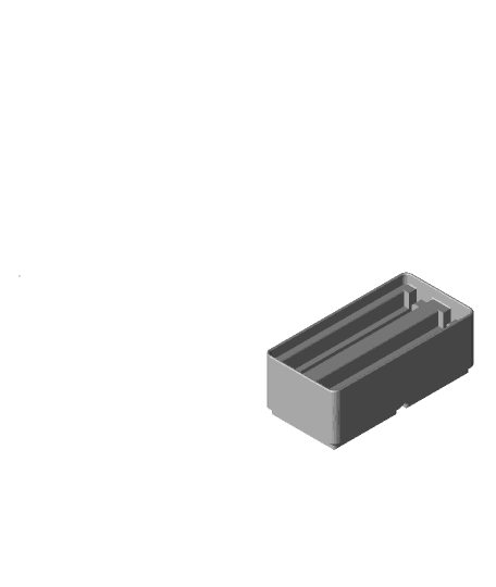 Gridfinity 2x lcd display Holder.stl 3d model