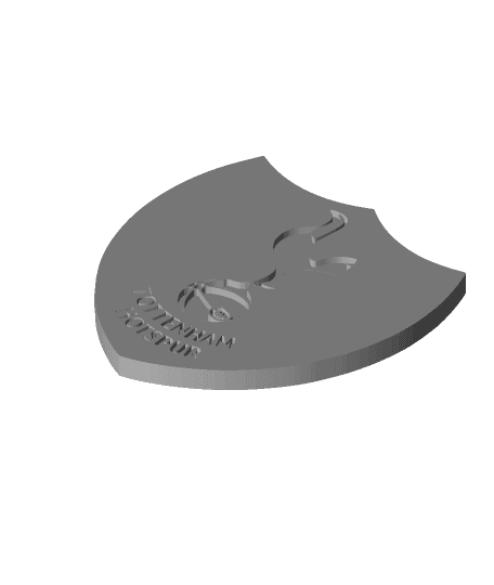 Tottenham Hotspur Coaster or plaque 3d model