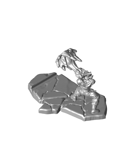 Goku Kamehameha - Phone Stand - Dragon Ball Z - Fan Art 3d model