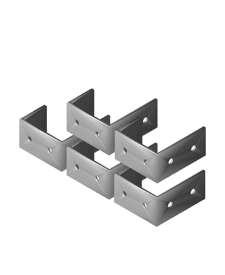 U Bracket for headsets 3d model