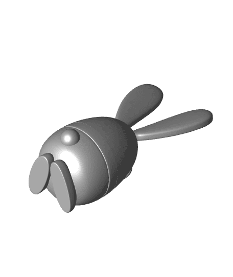 Easter Bunny Container - Big Size - 120x110x240 3d model