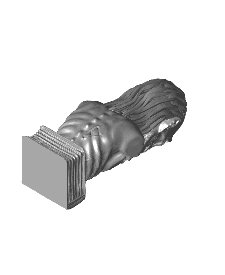 Crypt Keeper Bust (Pre-Supported) 3d model