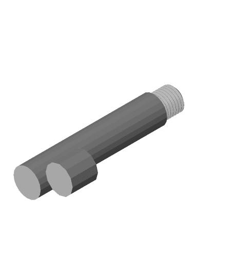 Threaded Cigarette Holder 3d model