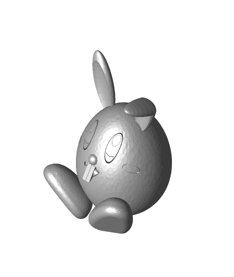 Eggunny = Easter Egg + Bunny! 3d model