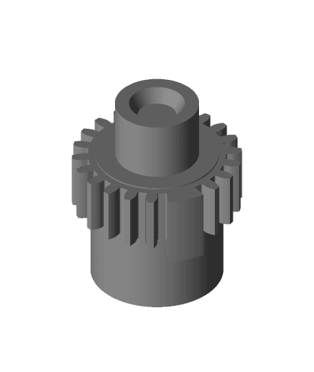 Spur Gear (22 teeth).obj 3d model