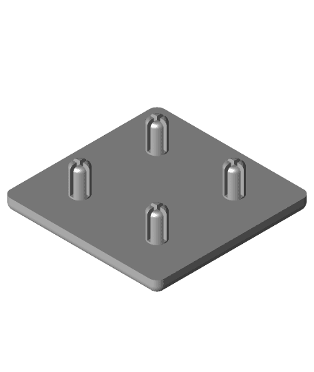 End-Cap for 4040 V-Slot Bar 3d model