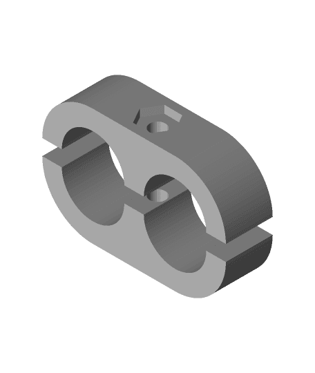 16mm Split Clamp 3d model