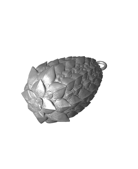 Dragon Egg Christmas Ornament 3d model