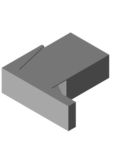 Parametric Pocket Dice Tower and Storage 3d model