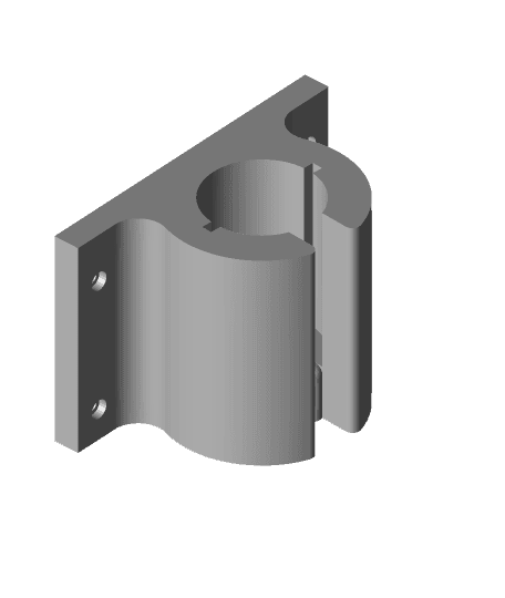 Wall mount for Alfa Tube-U Wifi antenna 3d model