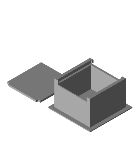 geocache post end 3d model