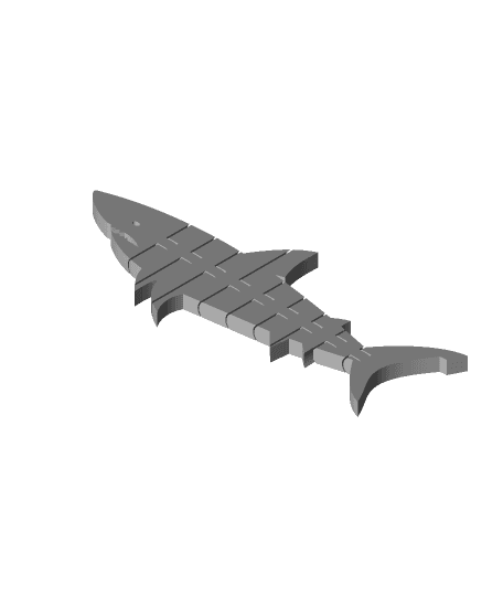 Flexi Articulated Shark No2 3d model