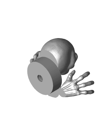 Alien Extruder Knob For Bambu Labs A1 and A1 Mini Printers /3MF Included 3d model