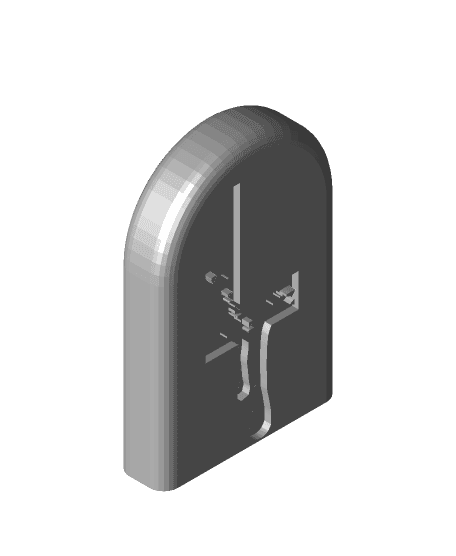 Ghoulishly Great: Multi-Color Halloween Headstone Fridge Magnets L 3d model