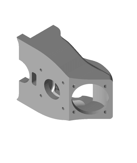 MPCNC Burly - Fan housing Nema 17 - All versions  3d model