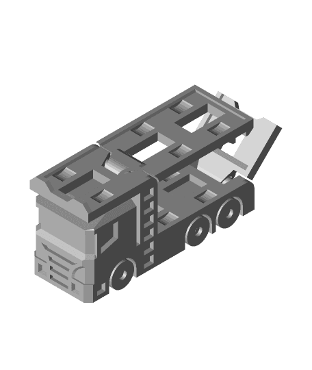 Surprise Egg #7 - Tiny Car Carrier 3d model