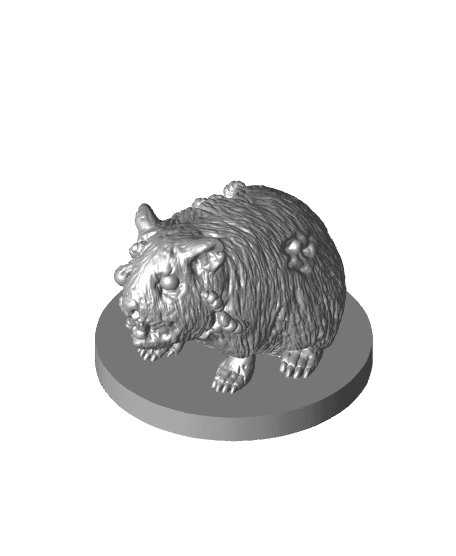 Zombie Hamster 3d model