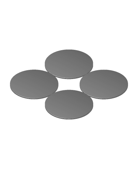 Wavy Coasters 3d model