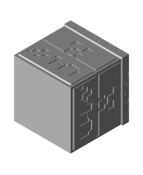 Minecraft Chiseled Sandstone 3d model