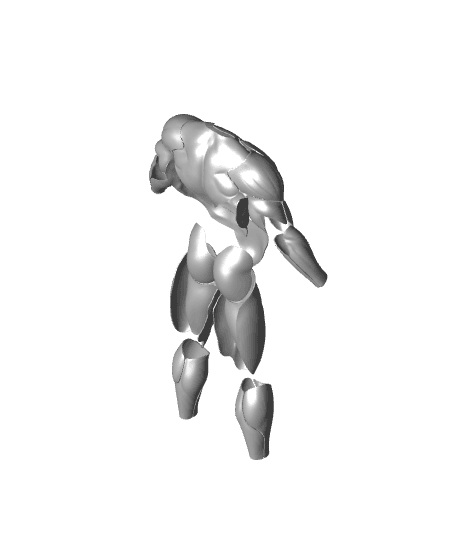 Muscles - Cosplay Suit  3d model