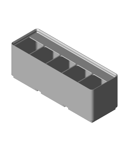 Divider Box 3x1x6 5-Compartment.stl 3d model