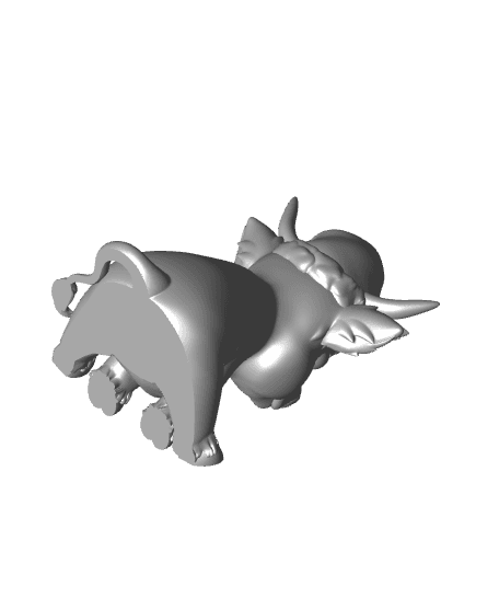 Baby Cow -Santa Hat (+MMU Split 3mf) 3d model