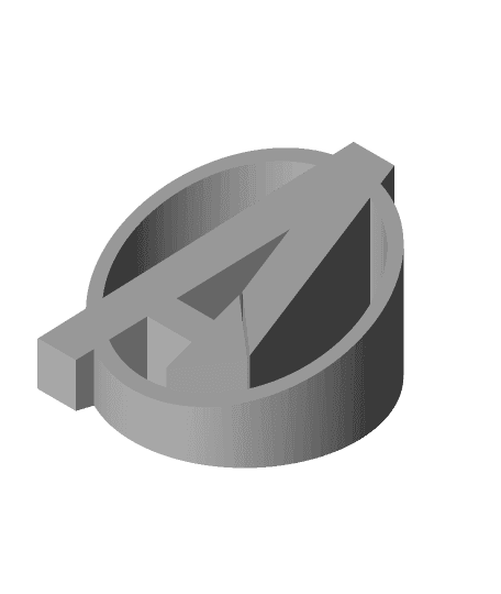  Avengers Logo v1.stl 3d model