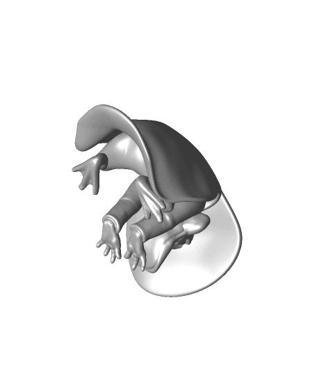 DarkWing Looking Off Rooftop 3d model