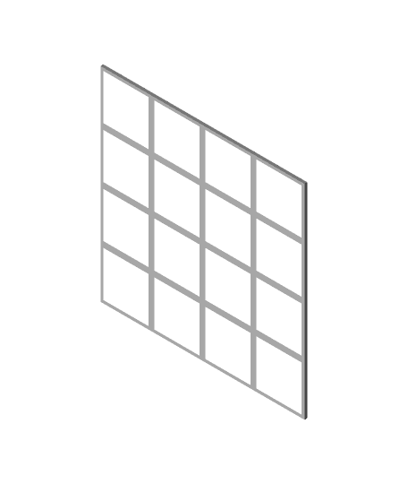 Parametric Grid System 3d model