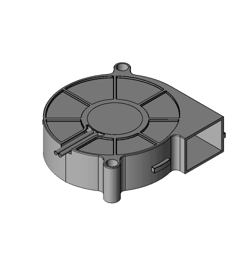 50mm Centrifugal to 30mm Axial Adapter 3d model