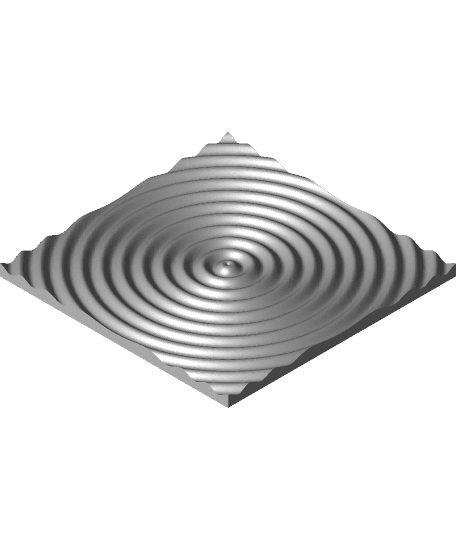 Simple Sine Surface.stl 3d model