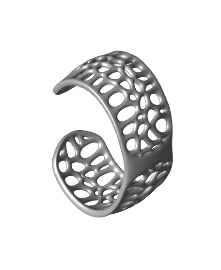 Voronoi Bracelet - Mod 4 3d model