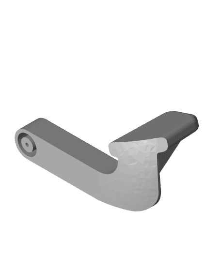 B6 Hood Release Latch 3d model