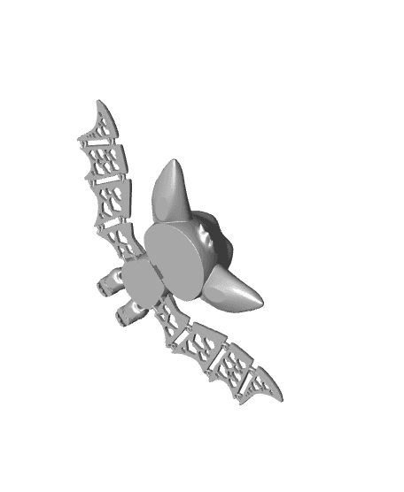 ARTICULATED VALENTINE'S DAY HEART BAT 3d model