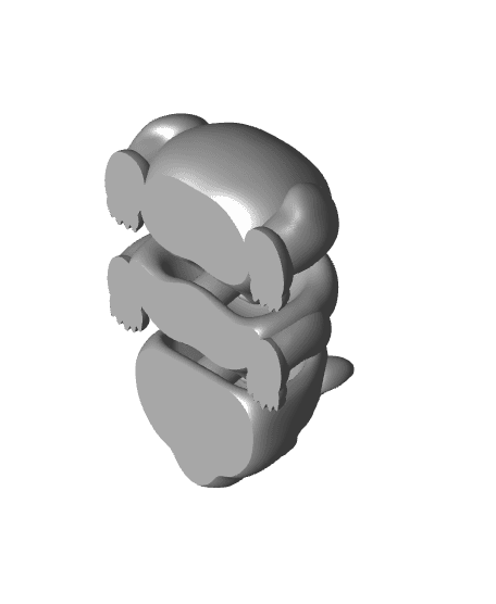 Wombat Fidget 3d model