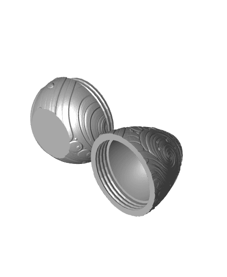 Articulated Dragon Egg 7  3d model