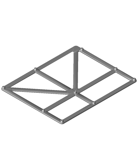 ATX motherboard test stand 3d model