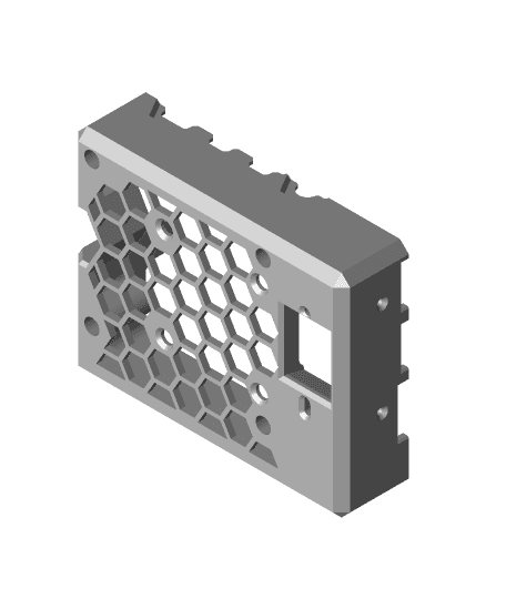 Octoshield Case for Raspberry Pi 4 for Prusa Mk3 3d model