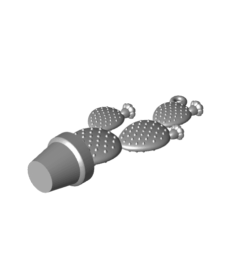 PRICKLY PEAR KEYCHAIN 001 - Cactus - Floors 3d model